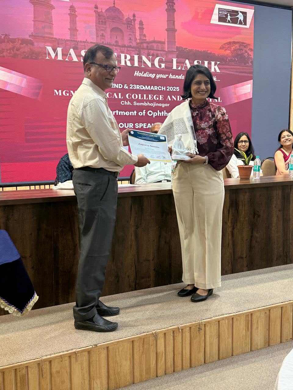 Invited speaker at “Mastering LASIK” CME — MGM Medical College & Hospital, Chh. Sambhajinagar, March 2025