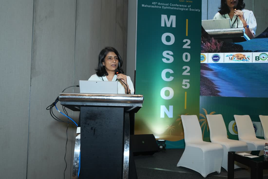 Presenting at MOSCON 2025 — 45th Annual Conference of Maharashtra Ophthalmological Society